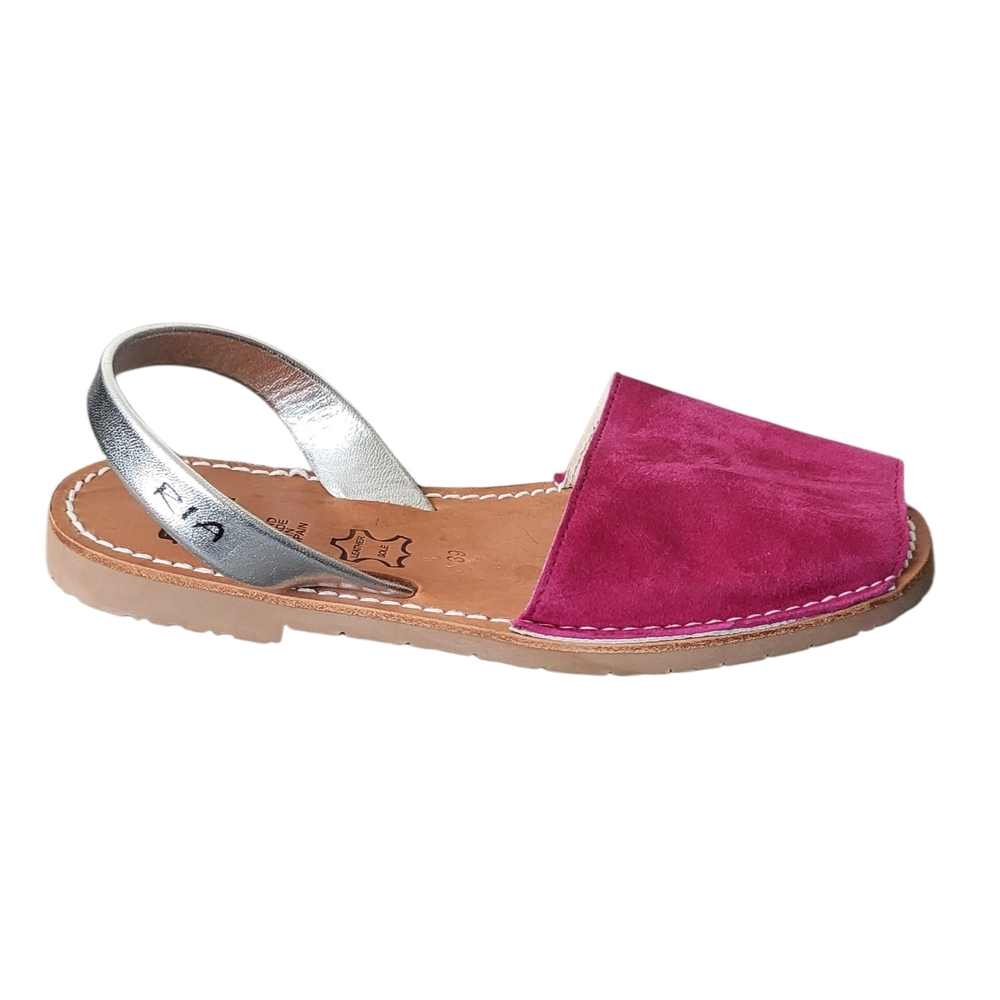 Avarcas Menorcan Womens Sandals Morell in Fuchsia Pink Size 39 - Picture 2 of 5